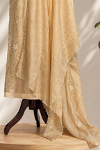Cream Thread Work Chanderi Set