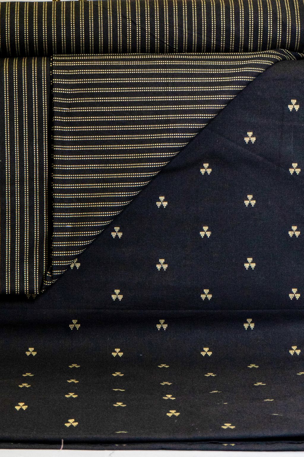 Black Cotton Kaftan Set