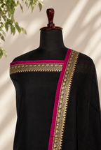 Black Narayanpet Handloom Set