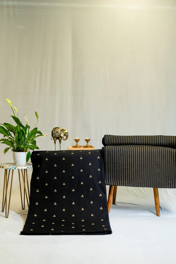 Black Handloom Chanderi