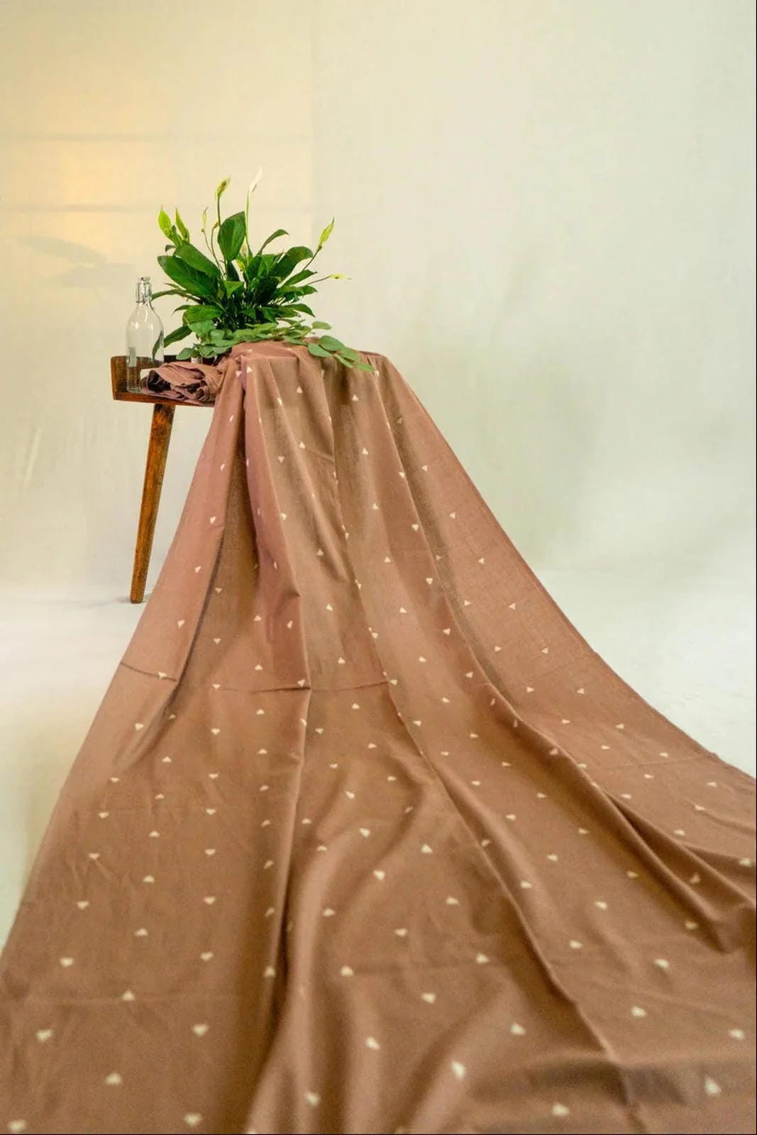 Dusty Pink Malai Chanderi