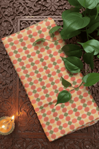 Ivory Base Germetrical Printed Chanderi