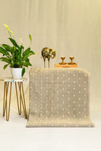 Olive Grey Malai Chanderi