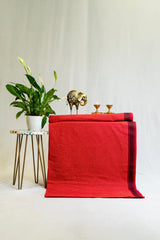 Red Cotton Check Fabric