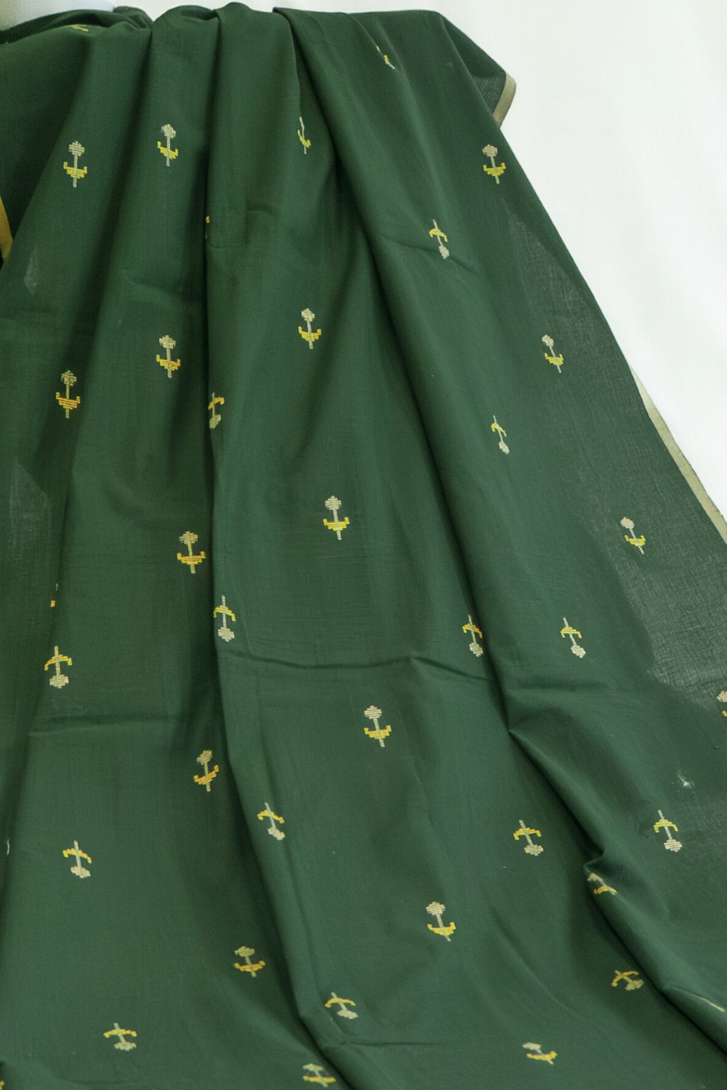 Deep Green Cotton Kurta