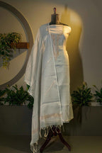 Grey Kota Suit Set Material - House of Ameyam