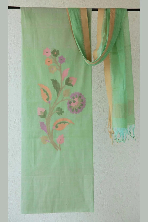 Jamdani Dress Material - House of Ameyam