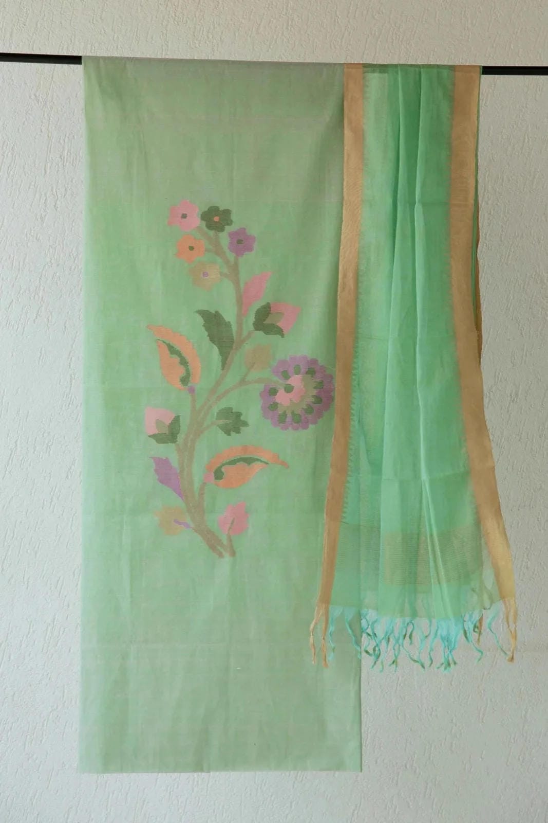 Jamdani Dress Material - House of Ameyam