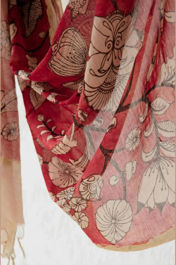 Kalamkari Handwoven Dupatta