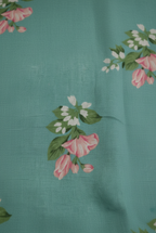Sea Green Chanderi Printed Kurta